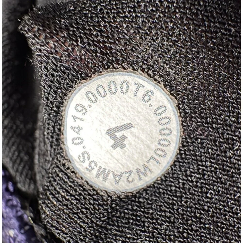 EXCELLENT Lululemon Energy Sports Yoga Bra Nulux Medium Support Purple Blue 4 - Picture 8 of 10